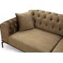 Siesta Capitone 3-sits soffa - Brun