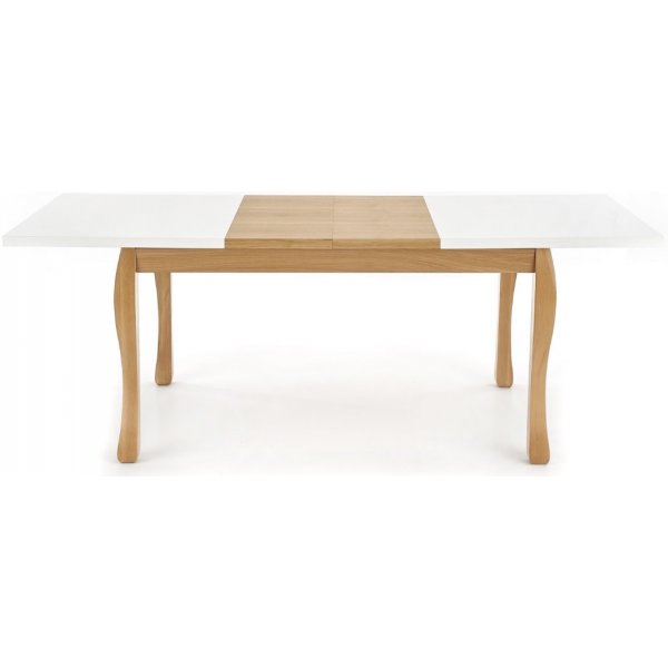 Richie utdragbart matbord 140-210 cm - Vit (H�gglans) / Ek