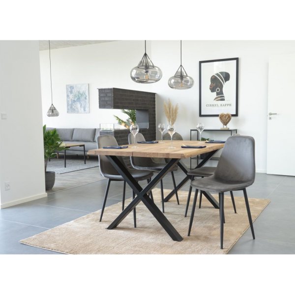 Stockholm Matstol - Gr/svart