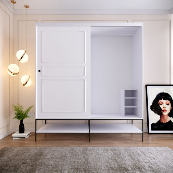 Armoire Martin 190 cm - Blanc Armoire Martin 190 cm - Blanc