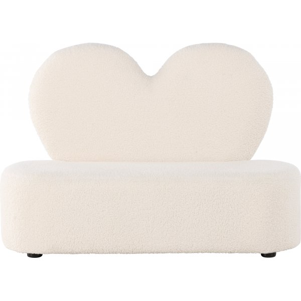Kids soffa - Vit teddy Kids soffa - Vit teddy