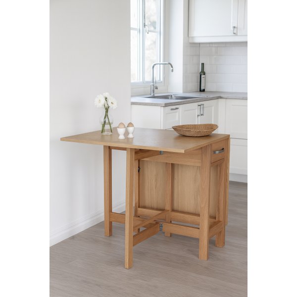 Klaffbord Fårö 30/90/150 x 80 cm - ekfanér Klaffbord Fårö 30/90/150 x 80 cm - ekfanér