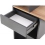 Spurs skrivbord 122x57 cm - Ek/antracit