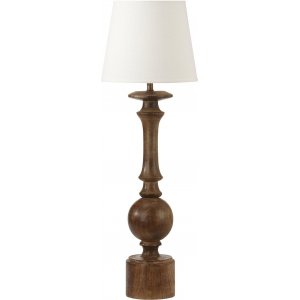 Molly bordslampa - Brun/vit - 72 cm