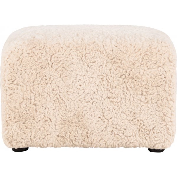 Frankie sittpuff 50 x 50 cm - Beige teddy Frankie sittpuff 50 x 50 cm - Beige teddy