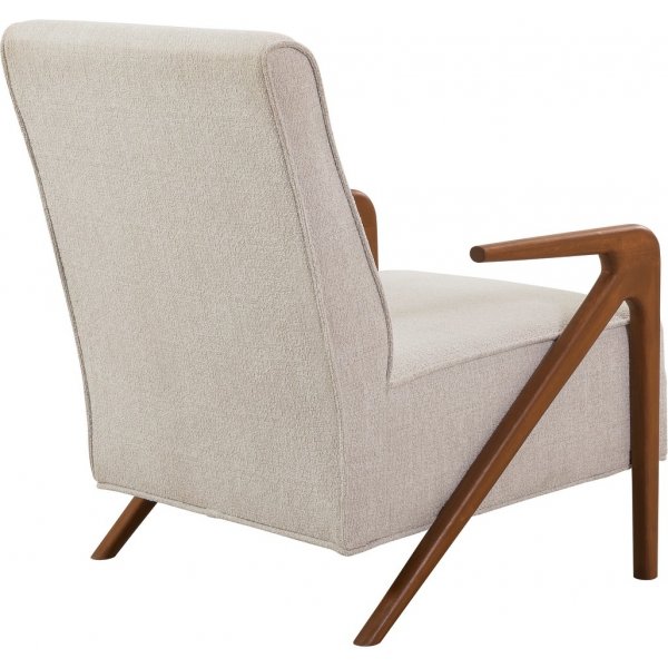 Larus fåtölj - Cream/valnöt Larus fåtölj - Cream/valnöt