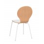 Bailey stol - Vit-laminat/ek