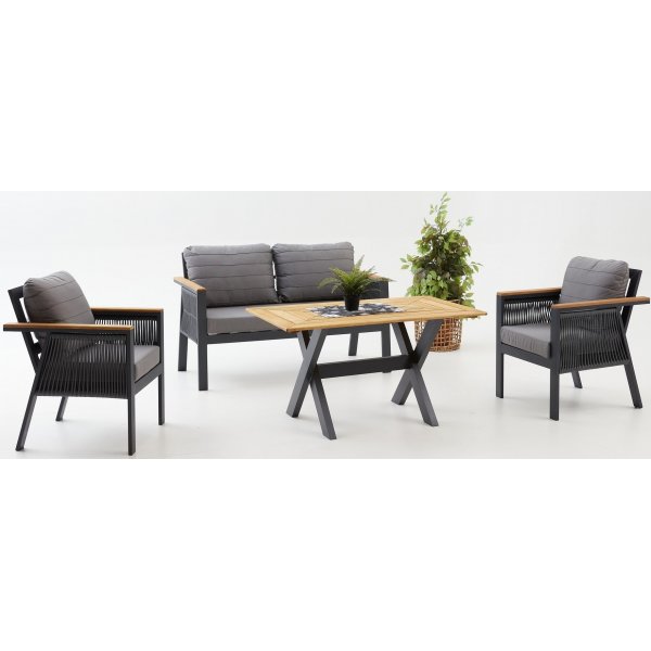 Capella loungegrupp - Antracit