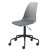 Chaise de bureau Cara grise avec coussin d'assise
