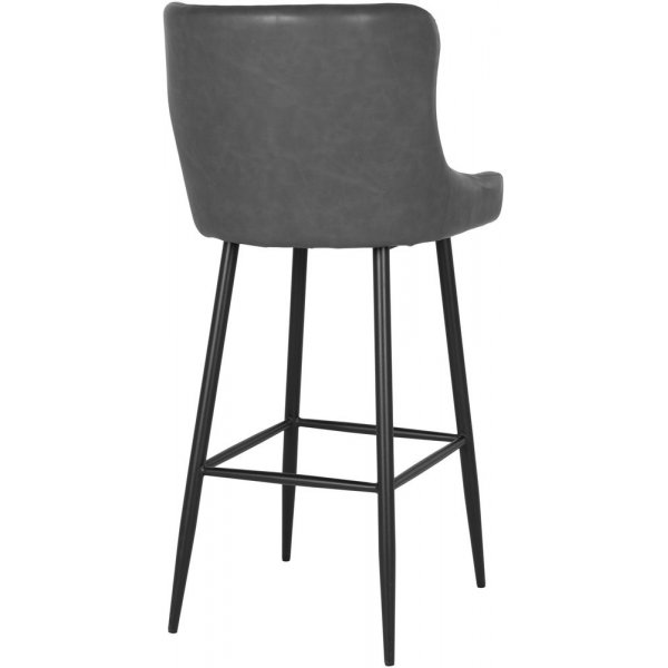 Dallas Barstol - Mrkgr/svart
