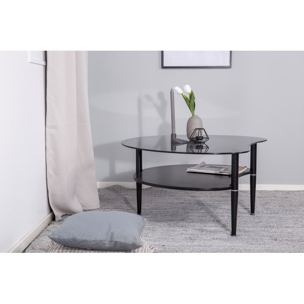 Egg bord 101 x 80 cm - Svart/Grå Egg bord 101 x 80 cm - Svart/Grå