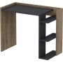 Ruby skrivbord 90,6x46,8 cm - Antracit/valnt