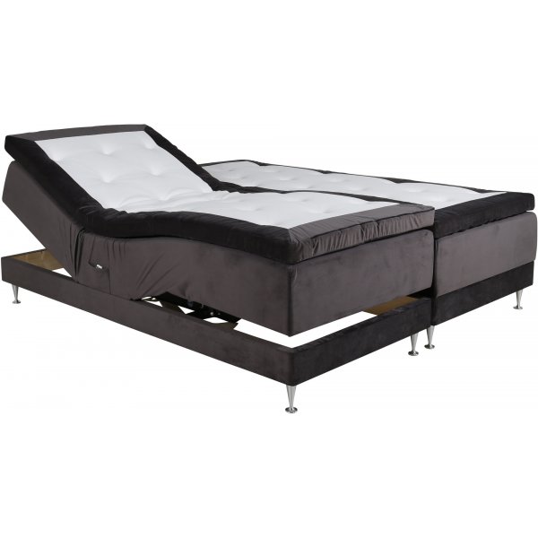 Vansbro sng 180 x 200 cm Medium - Mrkgr sammet