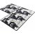 Ensemble de tapis de salle de bain Felino (2 pices) - Velours - 50 x 60 cm (1 pice) / 60 x 100 cm (1 pice)