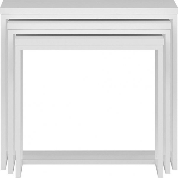 Table Evia 45/50/55 x 36/38/40 cm - Blanc Table Evia 45/50/55 x 36/38/40 cm - Blanc