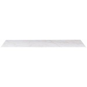 Bnkskiva av vit marmor - 120 cm