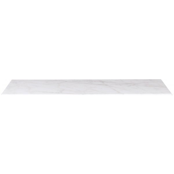 Bnkskiva av vit marmor - 120 cm