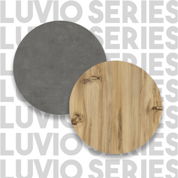 Luvio soffbord 16, 93,6x60 cm - Ek/silver