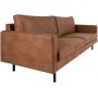 Malaga 2,5-sits soffa - Mrkbrun