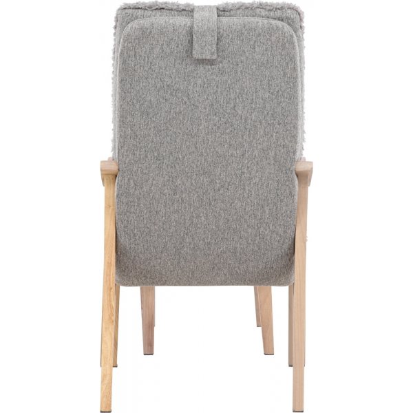 Fårö loungestol - Ljusgrå/Whitewash Fårö loungestol - Ljusgrå/Whitewash