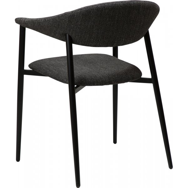 Rover karmstol - Svart boucl