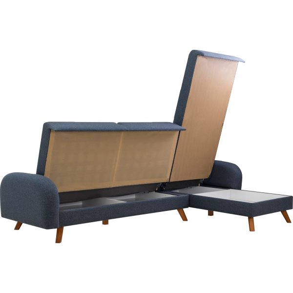 Kronos 2 slaapbank Donkerblauw