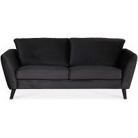 Country 3-sits soffa - Antracitgrå (sammet) Country 3-sits soffa - Antracitgrå (sammet)