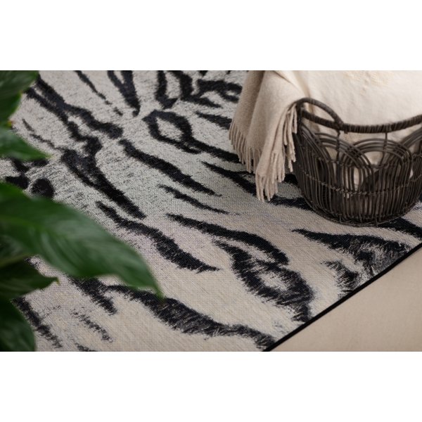 Domani Tiger flatvvd matta Silver