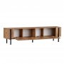 TV-b�nk Nemming 180 cm - Atlantic Pine/Svart
