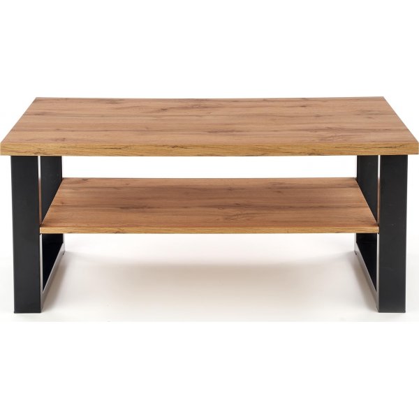 Table basse Kasady 120 cm - Chne Wotan/noir