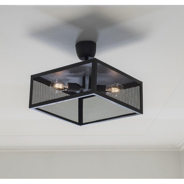 Plafond grillagé - Noir - 35 cm Plafond grillagé - Noir - 35 cm