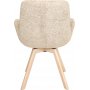 Crosby matstol - Beige/vitpigmenterad ek