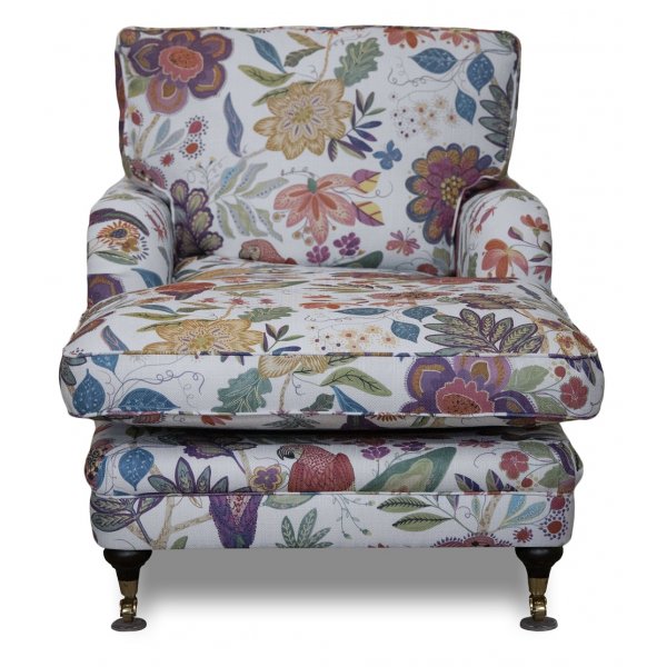 Howard Spirit divanftlj i blommigt tyg - Eden Parrot White/Purple