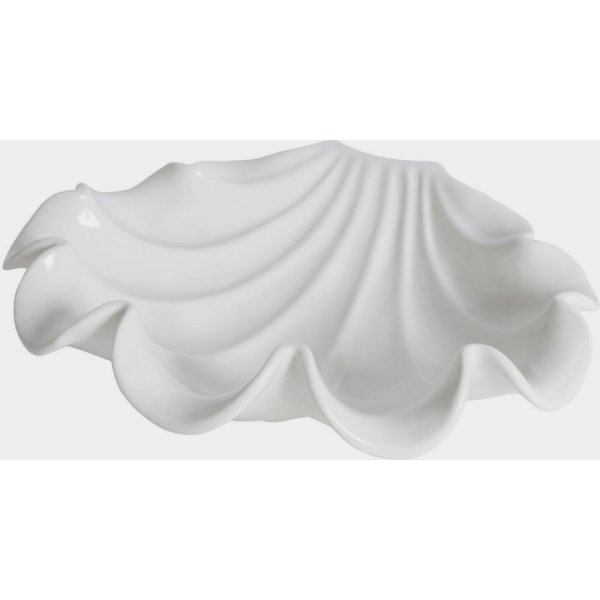 Sncka serveringsfat 24 cm - Vit