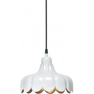 Wells tak/fönsterlampa - Vit/guld - 24 cm