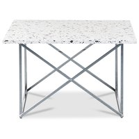 Terrazzo soffbord 75x75cm - Cosmos Terrazzo & underrede cross krom Terrazzo soffbord 75x75cm - Cosmos Terrazzo & underrede cross krom