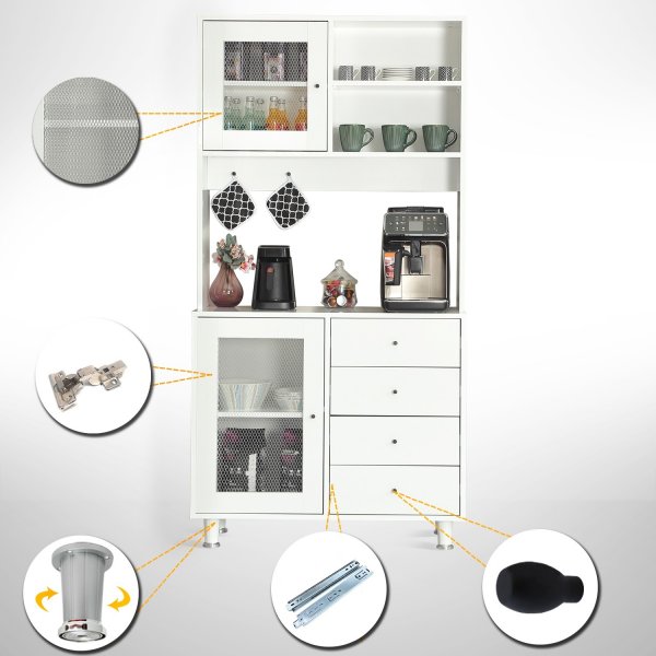 Grano skåp 96 cm - Vit Grano skåp 96 cm - Vit