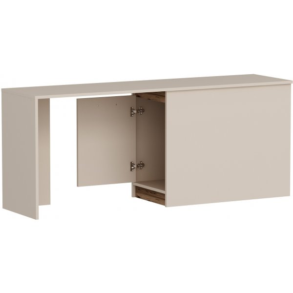 Bureau Akser 180 x 47 cm - Noyer clair/beige Bureau Akser 180 x 47 cm - Noyer clair/beige