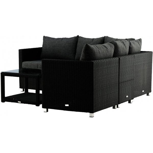 Groupe lounge Vamos - Noir/gris Groupe lounge Vamos - Noir/gris