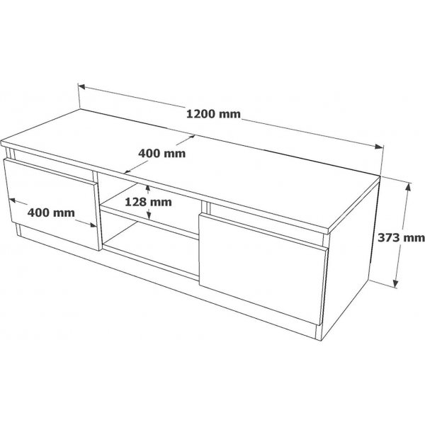 Silva TV-bänk - Stone Silva TV-bänk - Stone