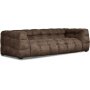 Bill 3-sits soffa - Vintage brun (Lder utseende)