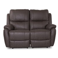 Enjoy Hollywood reclinersoffa - 2-sits (el) i mörkbrunt microfibertyg Enjoy Hollywood reclinersoffa - 2-sits (el) i mörkbrunt microfibertyg