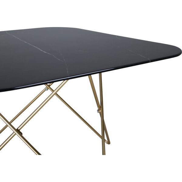 Michel soffbord 80 x 80 cm - Svart marmor Michel soffbord 80 x 80 cm - Svart marmor