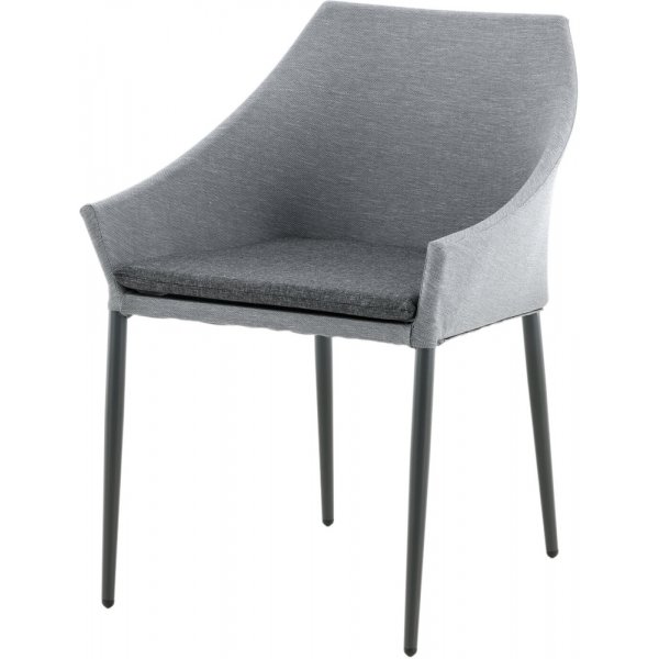 Chaise de salle à manger Spoga - Noir/Gris foncé Chaise de salle à manger Spoga - Noir/Gris foncé