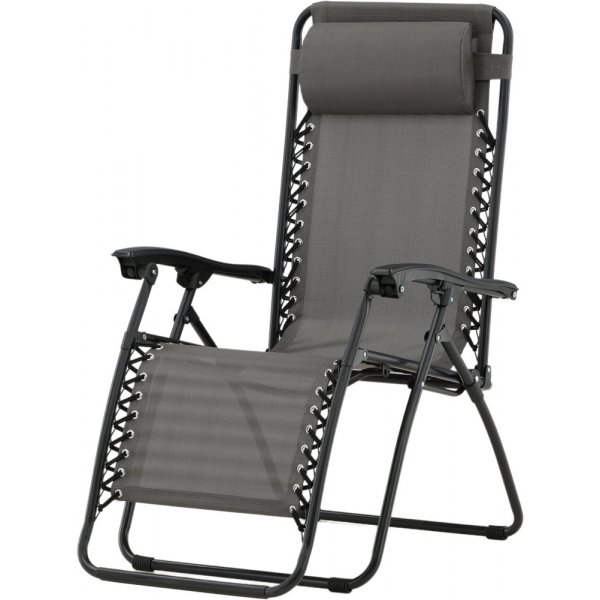 Melker solstol - Svart/Grå Melker solstol - Svart/Grå