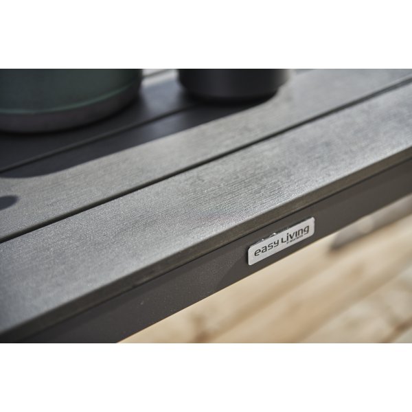 Samona utematgrupp i aluminium (1+1+3+bord) - Antracit Samona utematgrupp i aluminium (1+1+3+bord) - Antracit