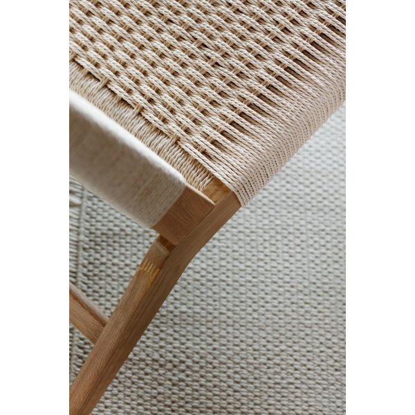 Fauteuil Carson - Blanc/chêne Fauteuil Carson - Blanc/chêne