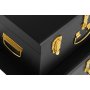 Matteus vintage Koffert set - Svart / Mssing + Flckborttagare fr mbler