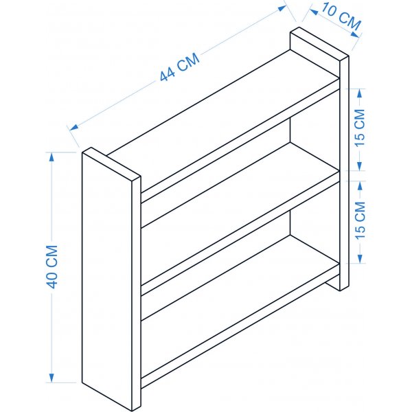 Cosmic kökshylla - Valnöt Cosmic kökshylla - Valnöt