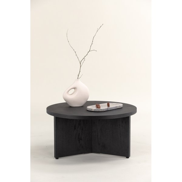 Table basse Melker 85 cm - Noir